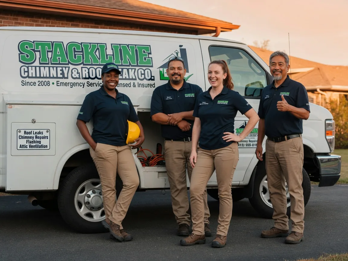 Chimney flashing repair company in Neck City, MO